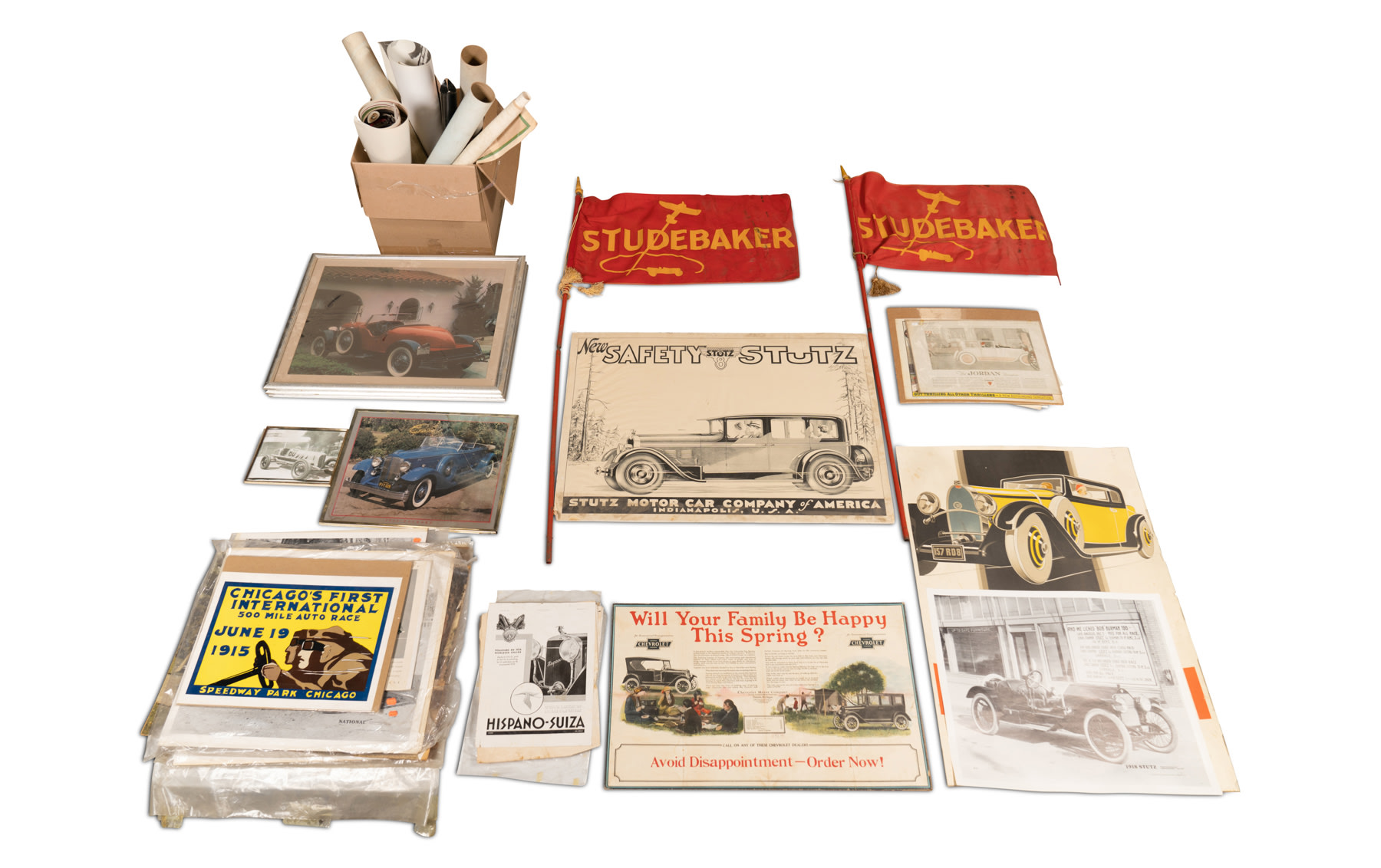 Assorted Prewar Car Posters | Gooding Christie's